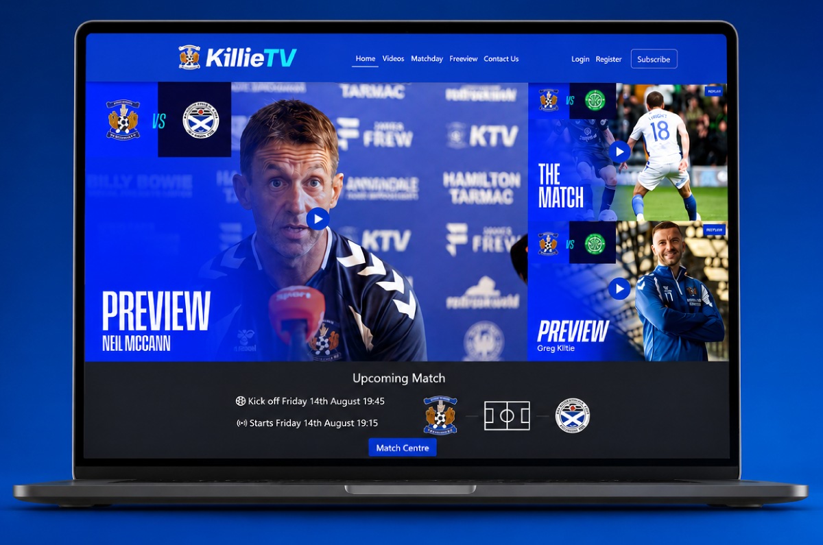 Desktop view of the Stream Digital platform